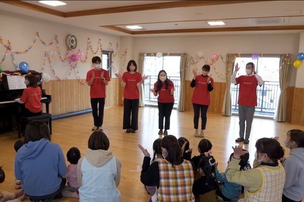  淡路島乳児院 ハローキティ交流会    